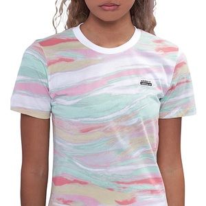 🔥NWT🔥 womens ADIDAS R.Y.V marble multi tee.